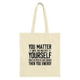 Physics Humor Tote Bag, Science Quote Bag, Funny Equation, You Matter Tote, Nerdy Gift, Gift for Scientist, Book Bag, Carry All Bag - Tawshia